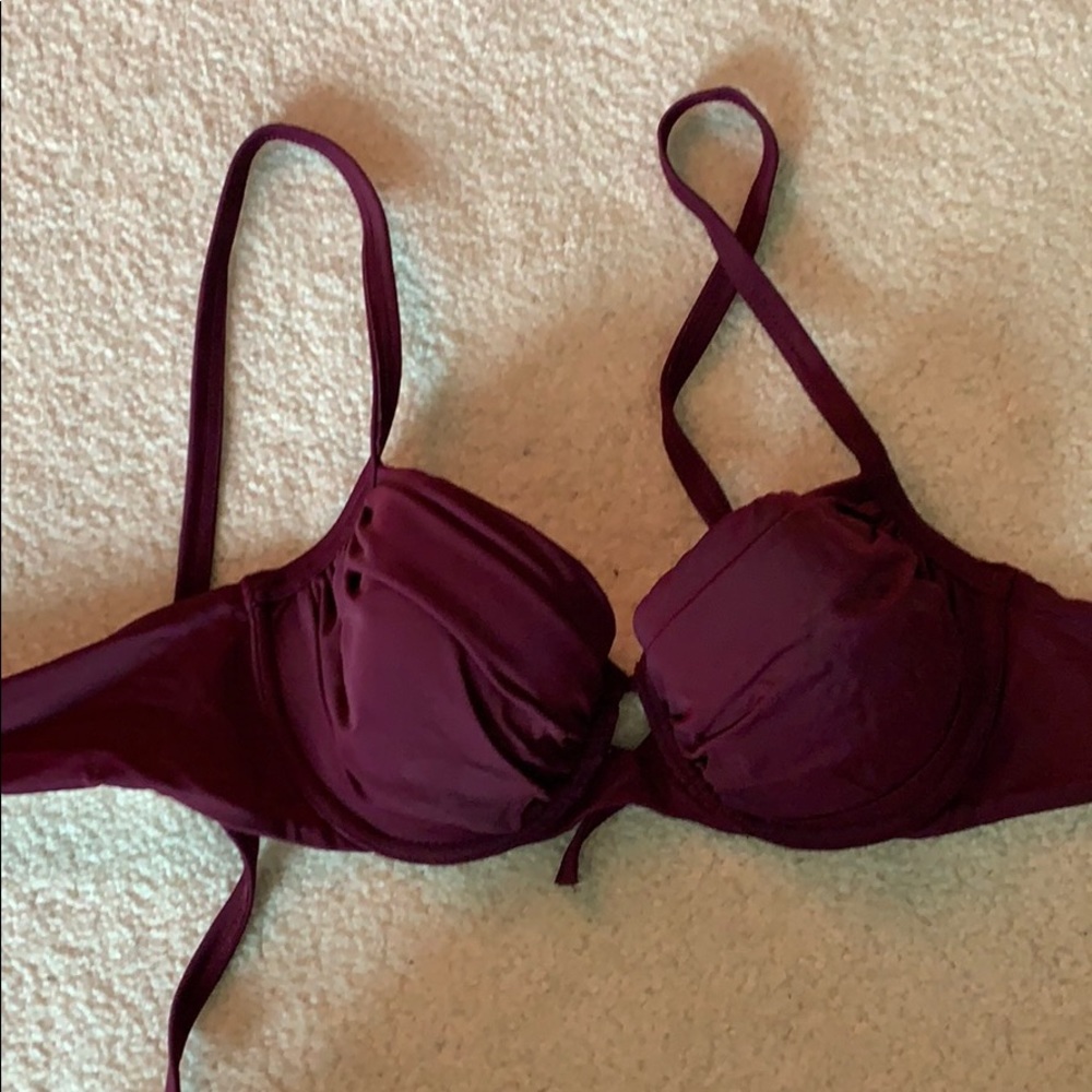 Plum purple Victoria’s Secret bathing suit top